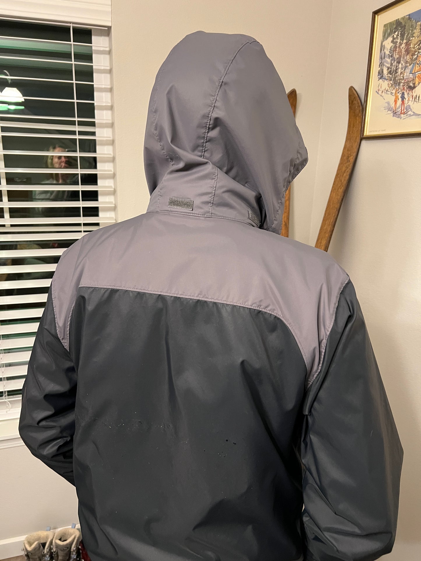 COLUMBIA WATERPROOF Men’s M Rain Jacket + Packable - only 10.9oz!